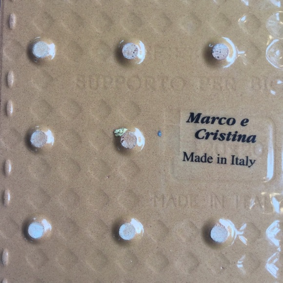 Marco E Cristina Turkey Ceramic Tile Trivet. - Picture 6 of 6